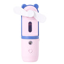 #A USB Rechargeable Fan with Spray Humidifier Humidification for Home Office Sch