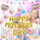 Shape Letter Balloons Foil Balloon Happy Mother's Day Balloons Gift for Mom