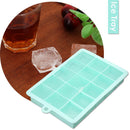 Silicone Ice Cube Mold 15 Grids Ice Cube Maker DIY Ice Tray Jelly Freezer Mou