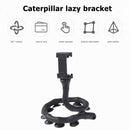 Caterpillar Lazy Bracket Phone Holder Flexible Suction Cup Stand (Black)