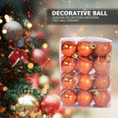 24pcs/box Christmas Balls 3cm Hanging Shopping Mall Ceiling Ornament (B) Newly