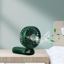 #A Portable Fan USB Rechargeable Cooling Pocket Fan 5-Speed Adjustable Ventilado