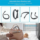 Hot Crafting Camping Protable USB Rechargeable Book Light LED Neck Light