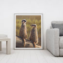 5D DIY Diamond Painting Mongoose Kits Full Round Drill Wall Decor Rhinestone Art