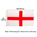 3FT English Eyelets England St George Flag England Flag Cross Flags Mega Jumbo