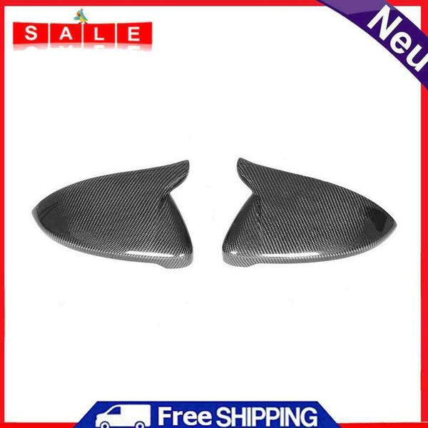2pcs Car Rearview Mirror Shell Side Wing Mirror Covers Trim Cap for Golf 7 14-19