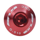 2pcs GUB G-510 Mountain Bike Water Bottle Holder Cage Screws Bolts (Red)