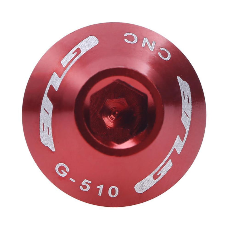 2pcs GUB G-510 Mountain Bike Water Bottle Holder Cage Screws Bolts (Red)