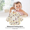 Baby Feeding Bibs Kids Waterproof Long Sleeve Coverall (0-3Years Elk) Newly
