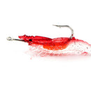 2pcs 6cm 3g Simulation Shrimp Lure Fishing Baits w/ Hook Crankbait (Red) Newly