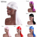 Spandex Hair Accessories Solid Headband Hip-Hop Bandana Durag Cap Pirate Hat
