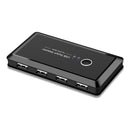 2x4 USB 2.0 Switcher 2 PCs Sharing 4 USB Devices for Keyboard Mouse Printer