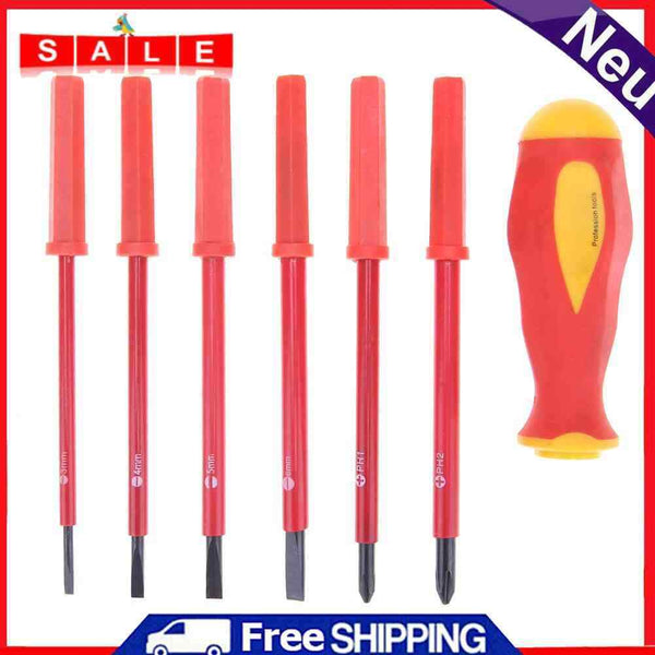 7pcs Multifunction Screwdriver Bit Set Insulated Screw Driver Repair