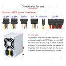 Output Terminal 24 Pins Test Module XH-M229 Power Adapter ATX Transfer Board
