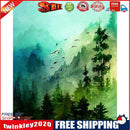 Frameless Oil Paint By Numbers Mountain Forest DIY Canvas Picture Craft Kit