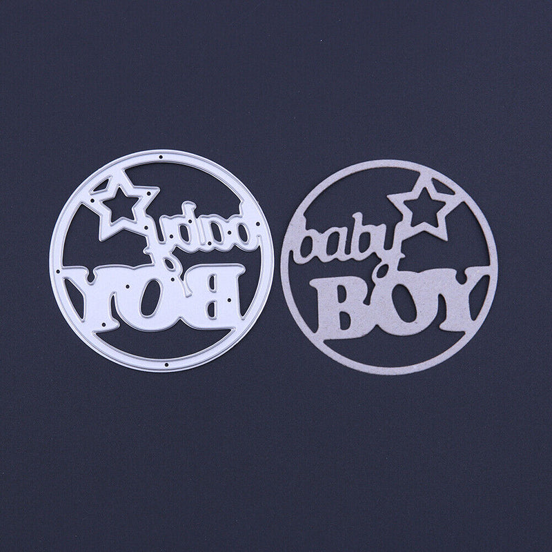 AVZYARDY Metal Punch Stencils f? Babies, boys, f? Card Making, Template,
