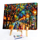 Painting By Numbers Kit DIY Romantic Stroll Canvas Oil Art Picture Craft