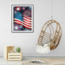 5D Diamond Painting DIY Independence Day Flag Full Round Drill Art (A4956) Newly
