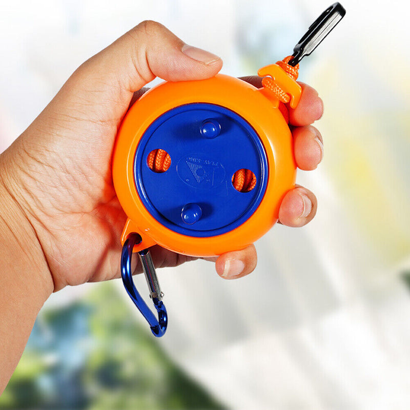 Windproof Chain Binding Rope Lanyard Anti-Slip Invisible Camping Clotheslines