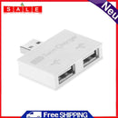 USB 2.0 Male/Dual Charger Dual 2 Port USB Splitter Hub Adapter Converter -