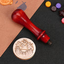 #A Retro Mountain Sealing Wax Stamp Head for Gift Packaging Decor Replace Head