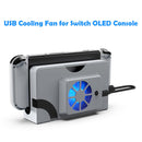 USB Power Cooler Fan for Nintendo Switch OLED Console Heat Sink Holder Stand
