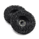 4 inch Poly Strip Disc Abrasive Wheel Paint Rust Remover Grinder (Black) Newly