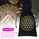Velvet Constellation Star Moon Tarots Oracle Cards Storage Bag Jewelry Dice B
