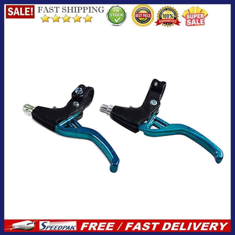 Lightweight ALLOY Brake Levers 2-finger Bike Bicycle BMX blue