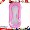 PVC Inflatable Pool Air Mattress Lounger Floating Water Hammock Bed (Pink) Newly