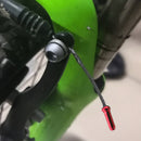 50pcs Bike Cable End Caps Aluminum Alloy Brake Shifter Cable Tips (Red) Newly