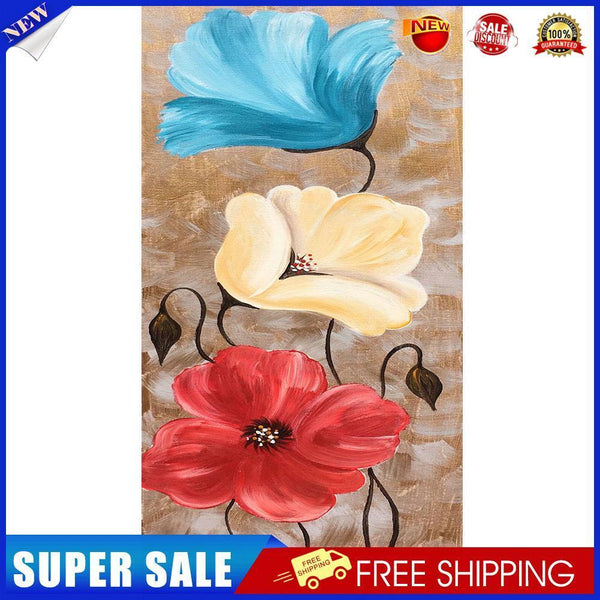 Paint By Numbers for Beginner Various Colors Poppies Painting Kit 40x80cm