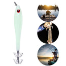 5pcs Artificial Squid Hook Fishing Baits 9.5cm 6g Luminous Lures Fishing Tackle