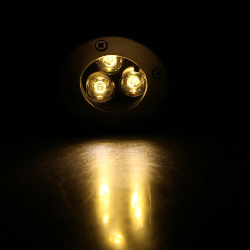 3W LED Underground Light IP65 Buried Recessed Floor Outdoor Lamp Warm White