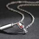 Personalized design Women Gifts clavicle chain Necklace Wine Bottle Cup Pendant