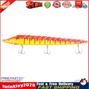 23cm 46g Simulation Fishing Lures Artificial Wobbler 13 Segments Bait (D) Newly