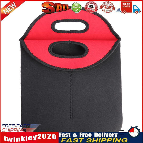 Wine Bottle Cooler Neoprene Double Bottle Protective Sleeve Holder (Red) Newly