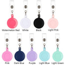 Retractable Office Supplies Nurse ID Name Card Badge Holder Lanyards Key Ring