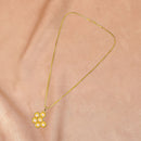 Single Layer Simple Honeycomb Necklace Women Girls Party Jewery Honey Pendant