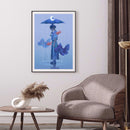 Goldfish Girl Diamond Painting Rhinestone Full Round Drill for Room Decoration