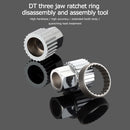 TOOPRE DT Swiss 3 Pawl Bicycle Ratchet Remover Hub Lock Ring Slot Bike Hub Fixing