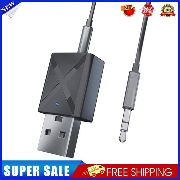 USB interface Bluetooth-compatible 5.0 receiving transmitter 2-in-1 for car