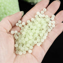100pc/Lot Fishing Floats Beads Luminous Light Glow Balls Fishing Bait (8mm)