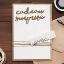 French Letter Metal Cutting Dies for DIY Scrapbooking Album Card Maker Templates