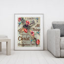 DIY Cross Stitch Full Embroidery Kit Printed Crucifix Word Still Life Art Gift