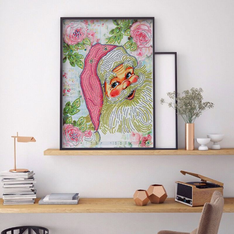 Special Shaped Santa Claus 5D DIY Diamond Painting Handwork Kit Home Decor Craft