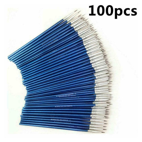 100pc Micro Extra Fine Detail Painting Brushes Art Set Craft Brushes Paint H1U2