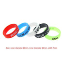 20pcs Silicone Elastic Fishing Rod Handle Ring Anti-Slip Protective Case