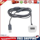 1.8m Dual Magnetic Ring USB Charging Cable for Xbox 360 Controller (Grey)