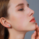 2pcs Women Temperament Ear Stud DIY Xmas Earrings Daily Party Ear Stud Eardro
